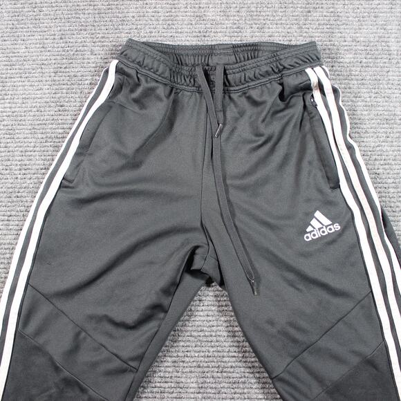 Adidas Track Pants Mens Small Black Tiro 3-Stripes Tapered - Picture 3 of 10